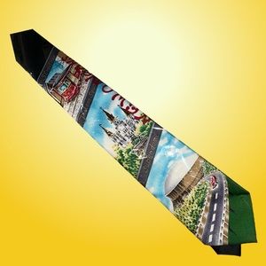 Brothers hand made tie iconic New Orleans streetcar Jackson square superdome tie